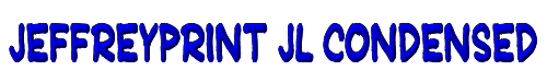 JeffreyPrint JL Condensed 