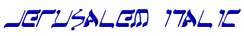 Jerusalem Italic 