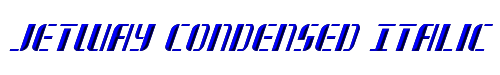 Jetway Condensed Italic 