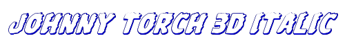 Johnny Torch 3D Italic 