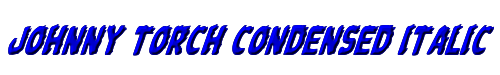 Johnny Torch Condensed Italic 
