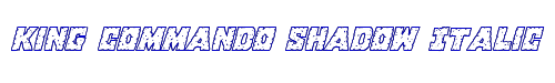 King Commando Shadow Italic 