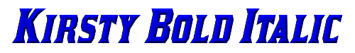 Kirsty Bold Italic 