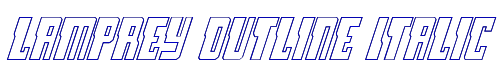 Lamprey Outline Italic 
