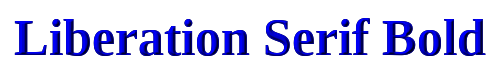 Liberation Serif Bold 