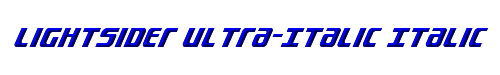 Lightsider Ultra-Italic Italic 