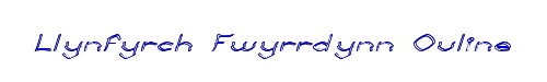Llynfyrch Fwyrrdynn Ouline 
