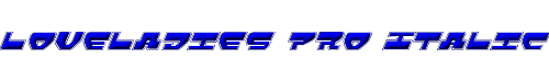 Loveladies Pro Italic 