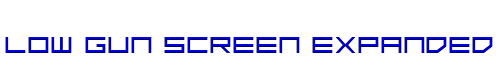 Low Gun Screen Expanded 