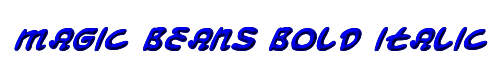 Magic Beans Bold Italic 