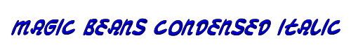 Magic Beans Condensed Italic 