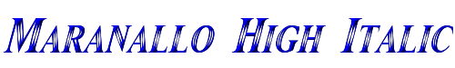 Maranallo High Italic 