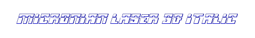 Micronian Laser 3D Italic 