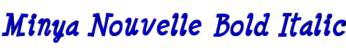 Minya Nouvelle Bold Italic 