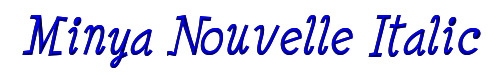 Minya Nouvelle Italic 