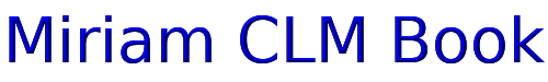 Miriam CLM Book 