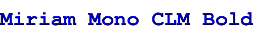 Miriam Mono CLM Bold 