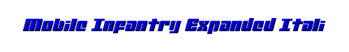 Mobile Infantry Expanded Italic 