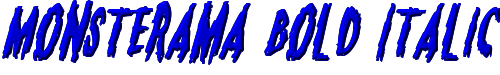 Monsterama Bold Italic 
