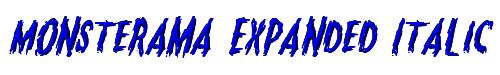 Monsterama Expanded Italic 