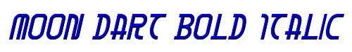 Moon Dart Bold Italic 