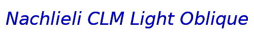 Nachlieli CLM Light Oblique 