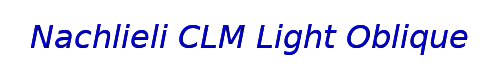 Nachlieli CLM Light Oblique 