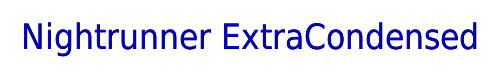 Nightrunner ExtraCondensed 