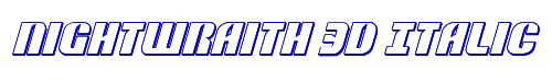 Nightwraith 3D Italic 