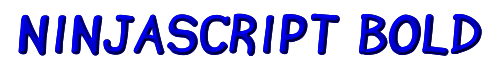 Ninjascript Bold 