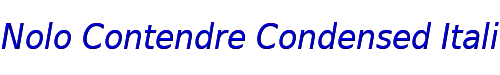 Nolo Contendre Condensed Italic 