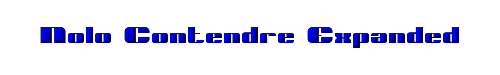 Nolo Contendre Expanded 