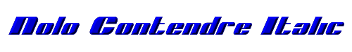 Nolo Contendre Italic 