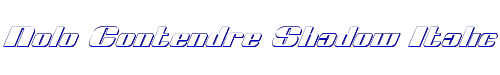 Nolo Contendre Shadow Italic 