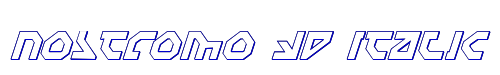 Nostromo 3D Italic 