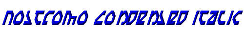 Nostromo Condensed Italic 