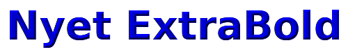 Nyet ExtraBold 