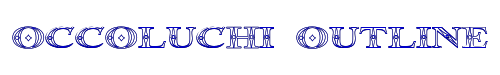Click to use Occoluchi Outline Occoluchi Outline
