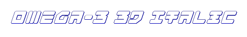 Omega-3 3D Italic 