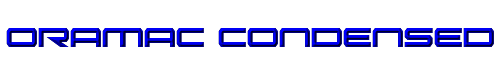 Oramac Condensed 