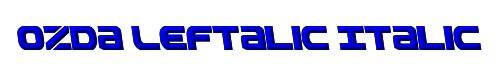 Ozda Leftalic Italic 