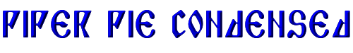 Piper Pie Condensed 