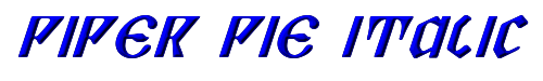 Piper Pie Italic 