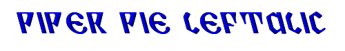 Piper Pie Leftalic 