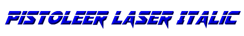 Pistoleer Laser Italic 