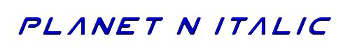 Planet N Italic 