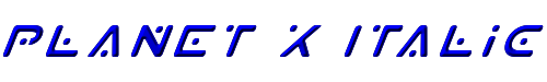 Planet X Italic 