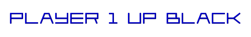Player 1 Up Black 