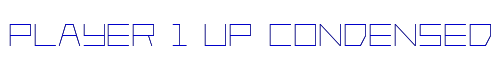 Player 1 Up Condensed 