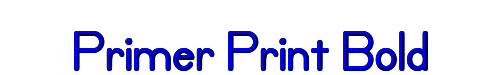 Primer Print Bold 